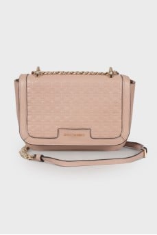 Powder color bag with brand logo
