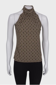 Long top in print