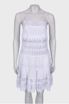White lace dress