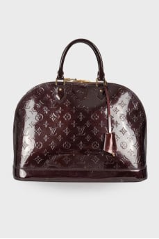 Alma Monogram Vernis bag