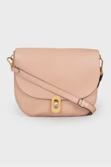 Embossed leather bag