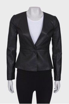 Eco-leather jacket