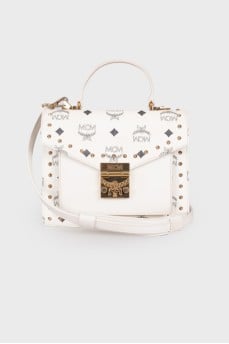 White bag with brand logo