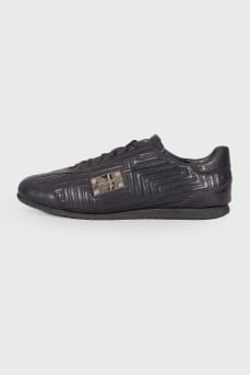 Men's leather sneakers