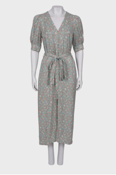Maxi dress with buttons