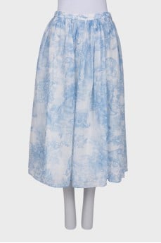 Toile de Jouy skirt