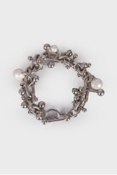 Bracelet with pearls