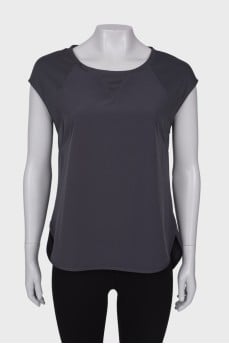 Sports gray T-shirt