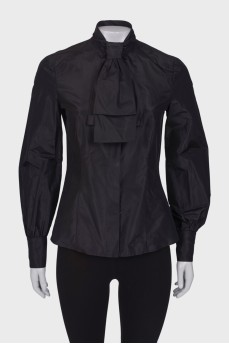 Silk blouse with buttons