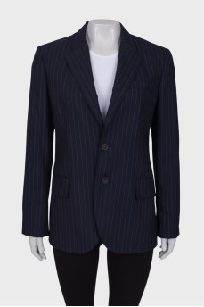 Dark blue striped jacket 