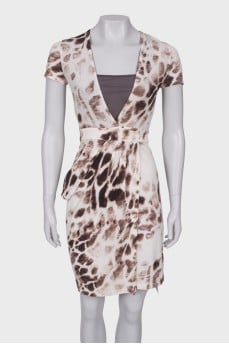Abstract print dress