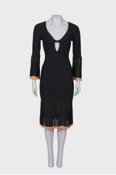 Combined bandage dress
