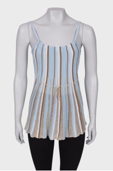 Striped tank top