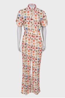 Jumpsuit with open back