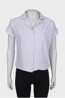 White striped blouse