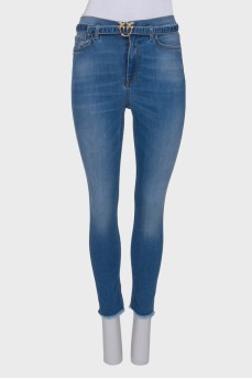 Blue jeans on the belt