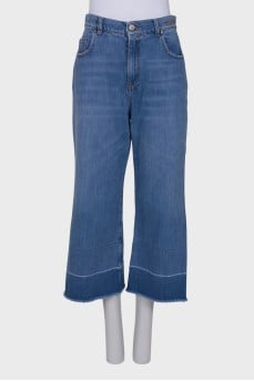 Blue jeans culottes