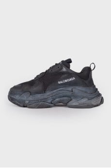 Triple S black sneakers
