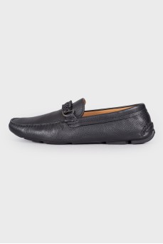 Men's leather moccasins
