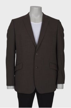 Men's brown wool jacket