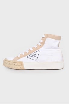 Gabardine sneakers