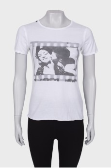 Raw seam T-shirt