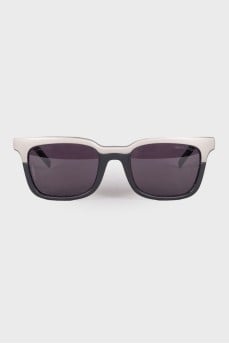 Silver and black sunglasses