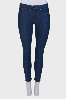 Blue skinny jeans