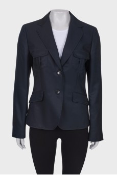 Wool and silk jacket