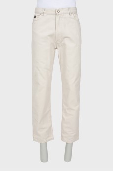 Milk trousers for men