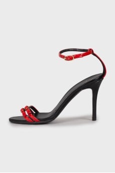 Two tone sandals