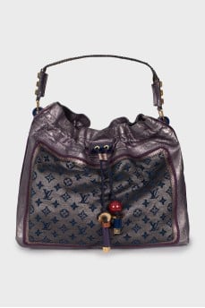 Bag Bluebird Handbag Limited Edition Monogram Lurex Canvas