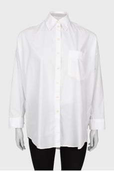Oversized white shirt
