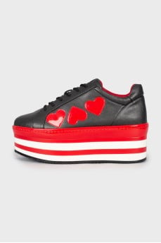 High platform sneakers