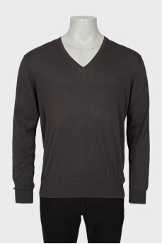 Men's jumper in graphite color