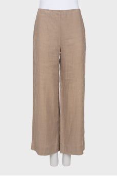 Linen palazzo pants