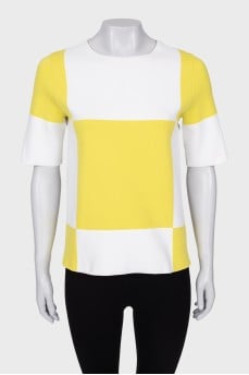 T-shirt in geometric print