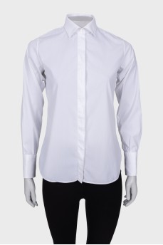 White straight fit shirt