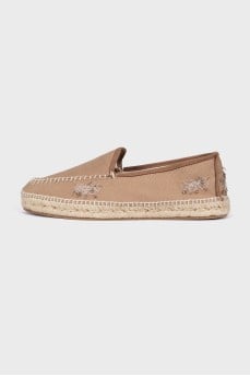 Light brown men's espadrilles