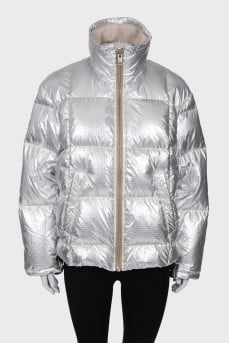 Silver-coloured jacket