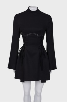 Drawstring fitted dress