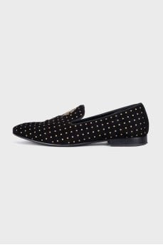Men's suede moccasins
