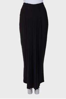 Trousers-skirt with tag