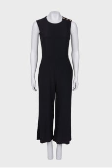 Black shift jumpsuit