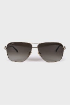 Brown aviator sunglasses