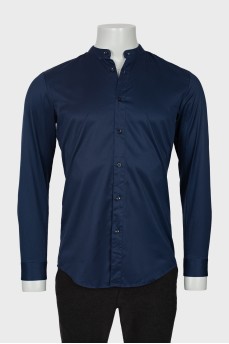 Navy blue men's shirt
