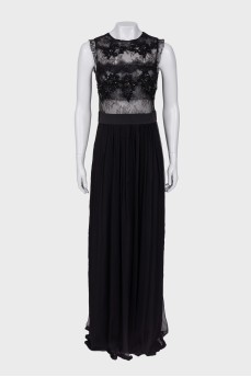 Black maxi dress