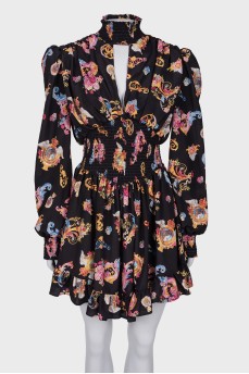 Fitted print dress