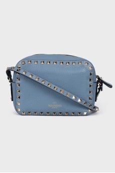 Blue bag with rhinestones