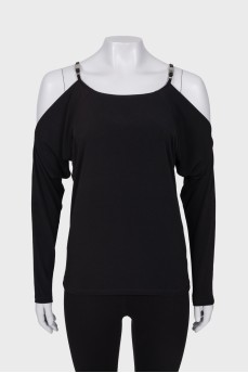 Longsleeve with open shoulders